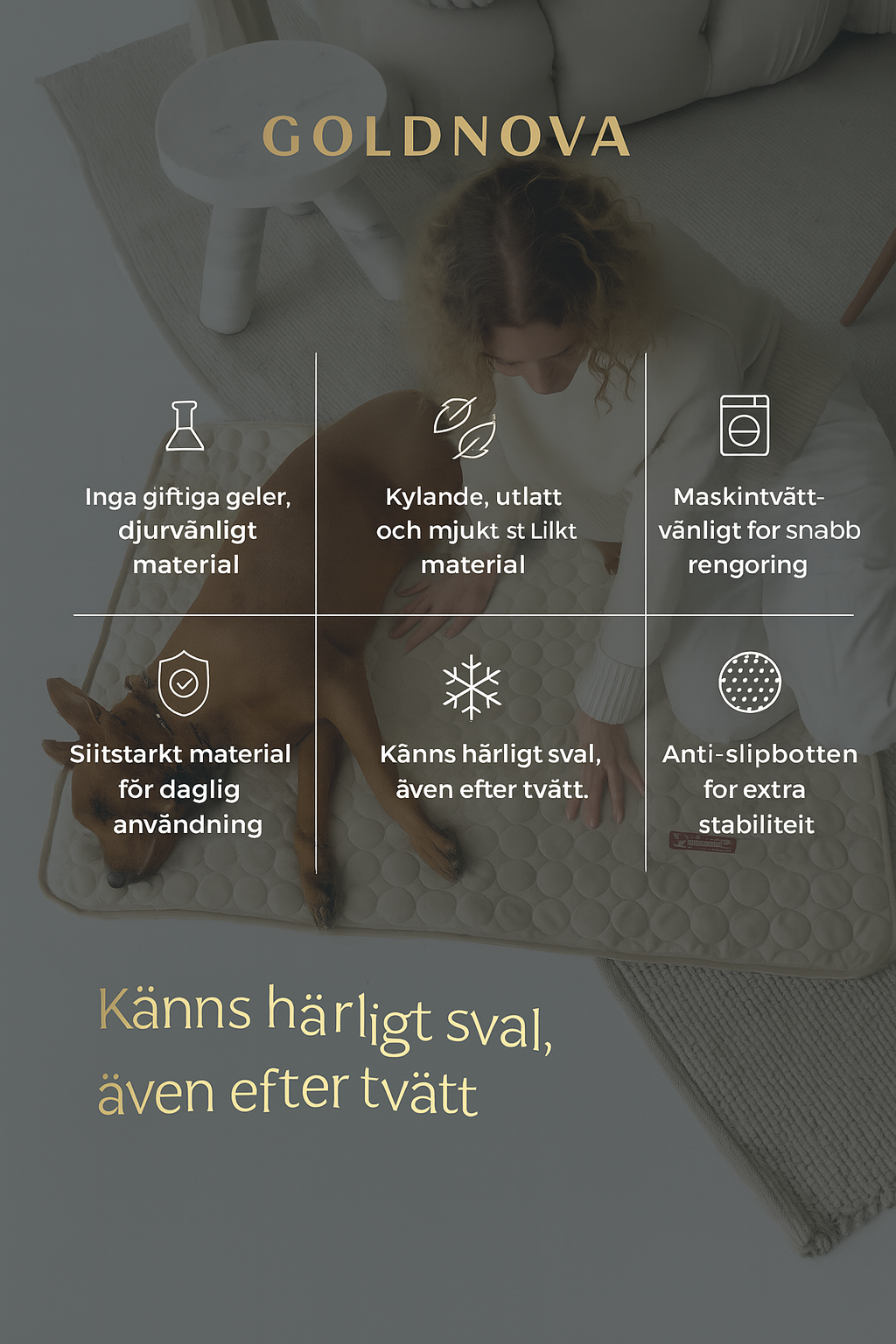 🐾 Avkylande Komfortmatta för Hundar & Katter – För Ultimat Vila & Välbefinnande