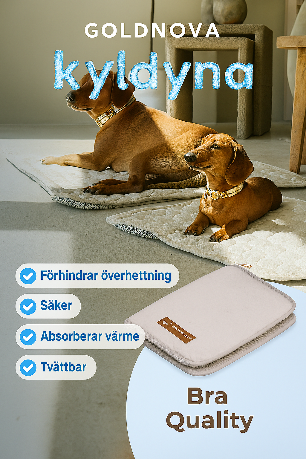 🐾 Avkylande Komfortmatta för Hundar & Katter – För Ultimat Vila & Välbefinnande