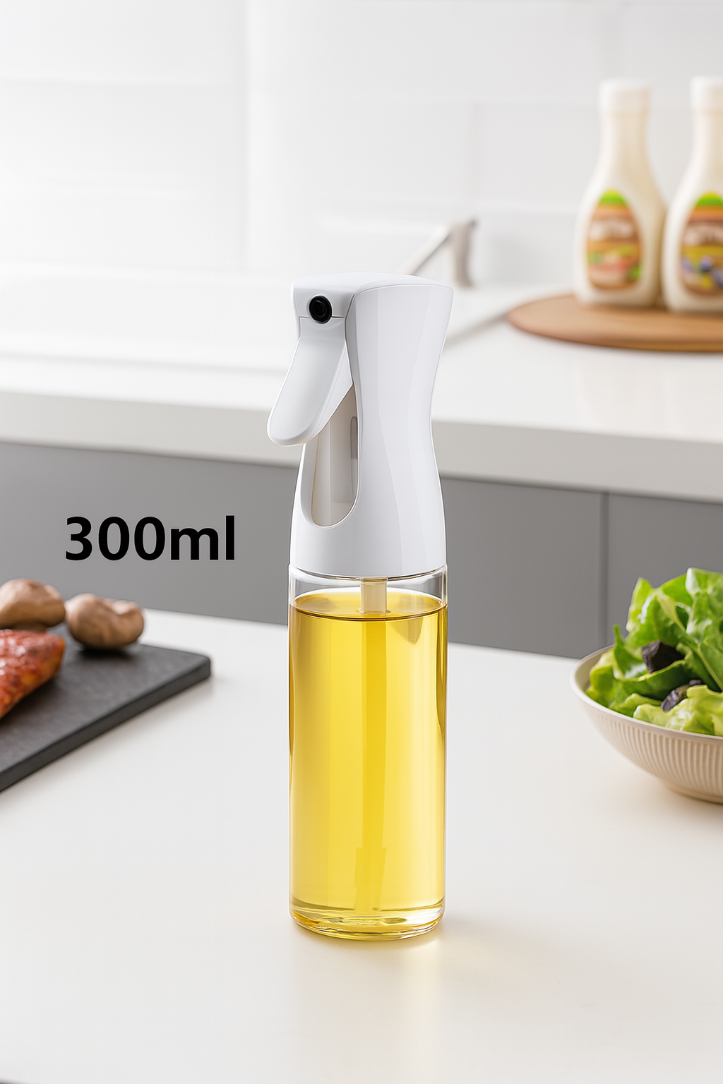 🛒 Premium Oljespray i Glas – För Hälsosam och Stilren Matlagning