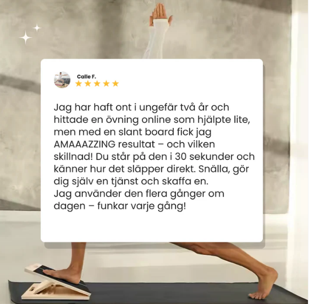 Slant board Original - Förbättra rörlighet, styrka och Balans