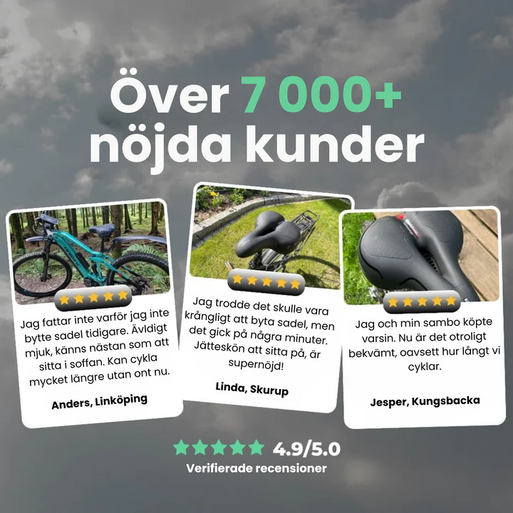 Smärtfri och mjuk cykling