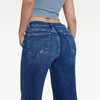 Stretchiga Vida Jeans med Hög Midja – Ljusblå Tvätt