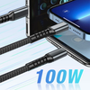 ChargingCable  : 100W Universele 3-In-1 Snellaadkabel