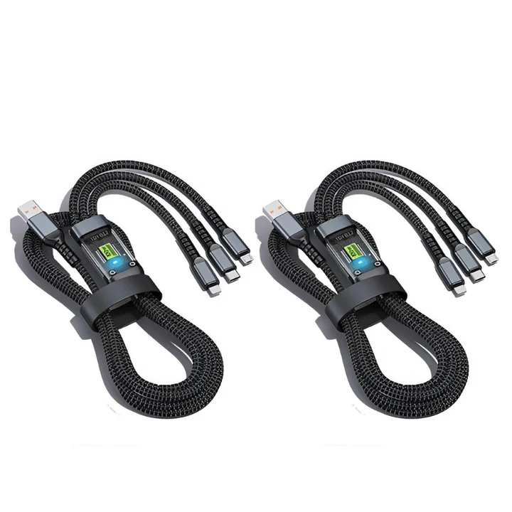 ChargingCable  : 100W Universele 3-In-1 Snellaadkabel