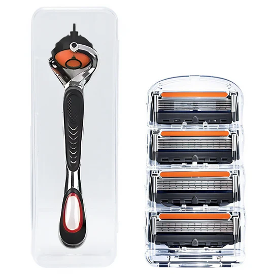 PrecisionRazor - Rakhyvel med flera blad och snabbkoppling för hög precision