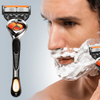 PrecisionRazor - Rakhyvel med flera blad och snabbkoppling för hög precision
