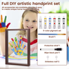 👣 Familjens Handavtryck kit – Minnesskapande konst i ram