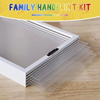👣 Familjens Handavtryck kit – Minnesskapande konst i ram
